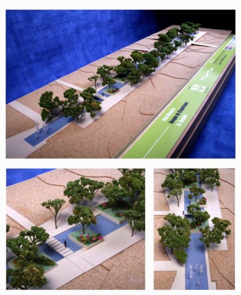 Chapultepec公園噴泉廣場