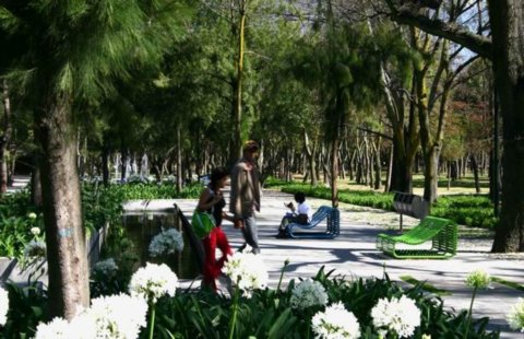 Chapultepec公園噴泉廣場(chǎng)