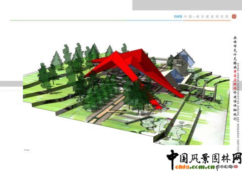 入口區(qū)山門概念設(shè)計
