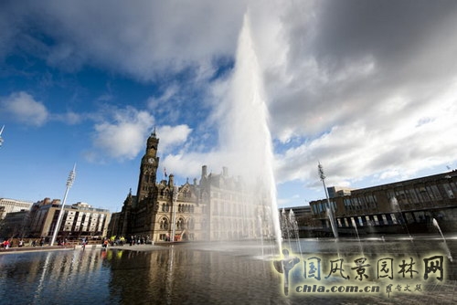 英國城市公園 水景 景觀 噴泉 世界園林 中國風(fēng)景園林網(wǎng)