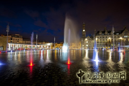 英國城市公園 水景 景觀 噴泉 世界園林 中國風(fēng)景園林網(wǎng)
