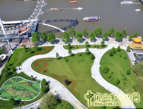 West8倫敦女王禧慶花園 世界園林 規(guī)劃設計 中國風景園林網(wǎng)