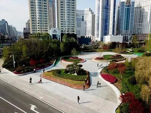 園冶杯專(zhuān)業(yè)獎(jiǎng)：青島市普寧路游園景觀工程