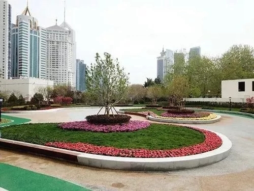 園冶杯專(zhuān)業(yè)獎(jiǎng)：青島市普寧路游園景觀工程