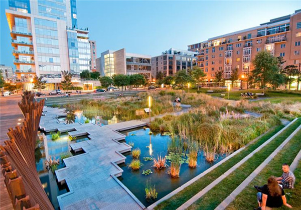 口袋公園雖小,卻能顯出設(shè)計的大智慧