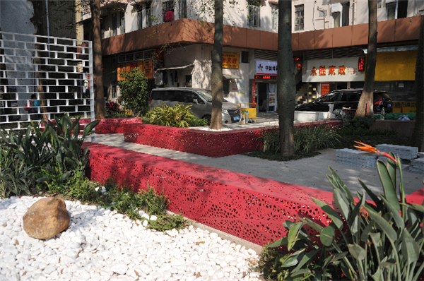 口袋公園雖小,卻能顯出設(shè)計的大智慧