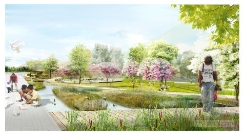 戴水道：新加坡-南京生態(tài)科技島濕地公園概念方案